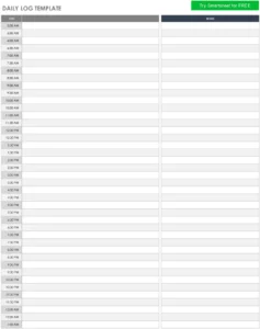 daily-log-vorlage-selbstorganisation-und-planung