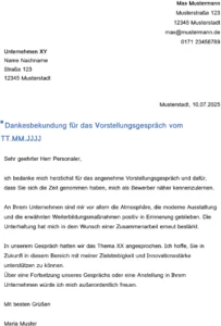 dankesbekundung-nach-vorstellungsgespraechs-vorlage