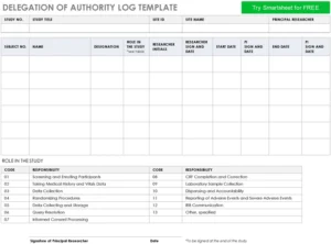 delegation-of-authority-log-vorlage
