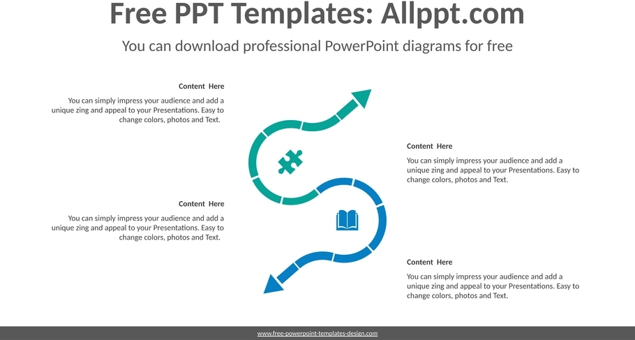 diagonale-kurvenpfeil-powerpoint-diagramm-vorlage.png