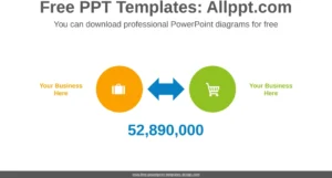 diagramme-mit-doppelten-pfeilen-powerpoint-vorlage