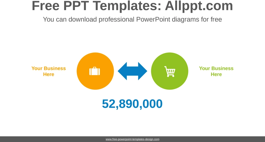 diagramme-mit-doppelten-pfeilen-powerpoint-vorlage