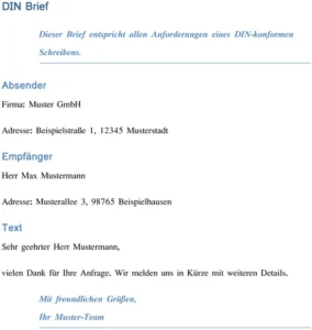 din-brief-vorlage-fuer-professionelle-korrespondenz