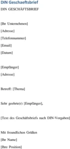 din-geschaeftsbrief-vorlage-fuer-professionelle-kommunikation