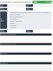 disaster-drill-evaluation-template