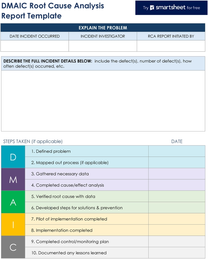 dmaic-root-cause-analysis-vorlage