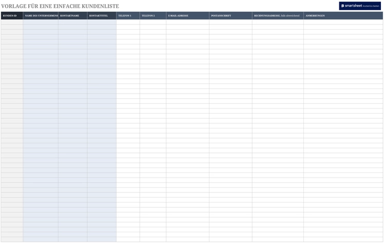 einfach-kundenliste-excel-vorlage