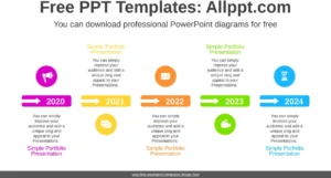 einfache-portfolio-praesentation-powerpoint-vorlage
