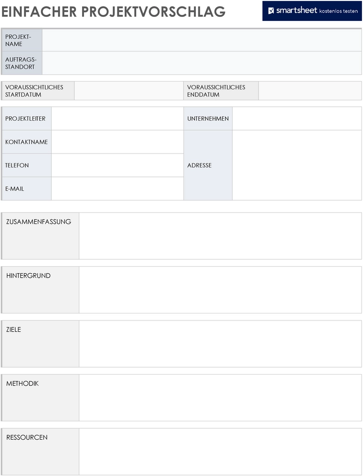 einfache-projektvorschlag-vorlage-optimiert