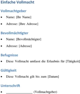 einfache-vollmacht-vorlage-fuer-rechtliche-befugnisse