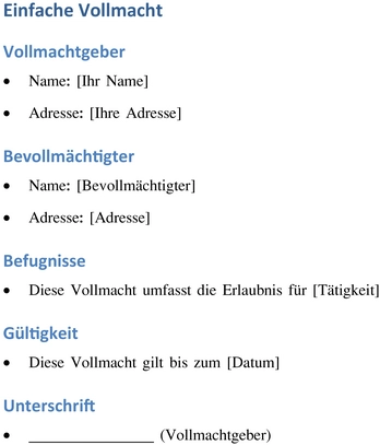 einfache-vollmacht-vorlage-fuer-rechtliche-befugnisse