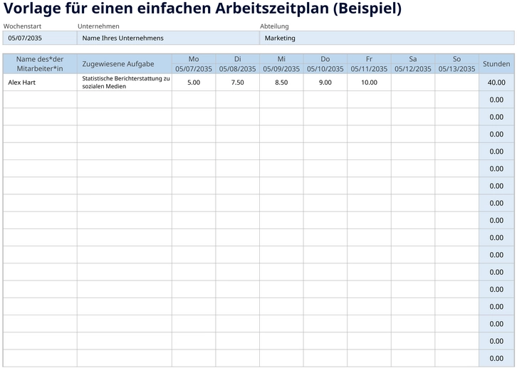 einfacher-arbeitszeitplan-vorlage-excel