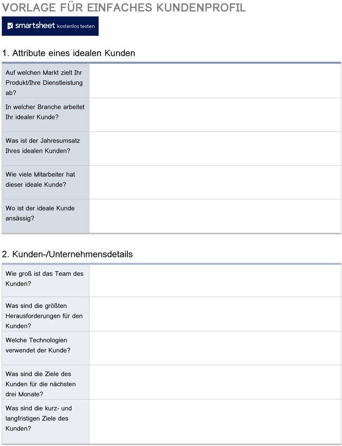 einfaches-kundenprofil-vorlage-optimierung