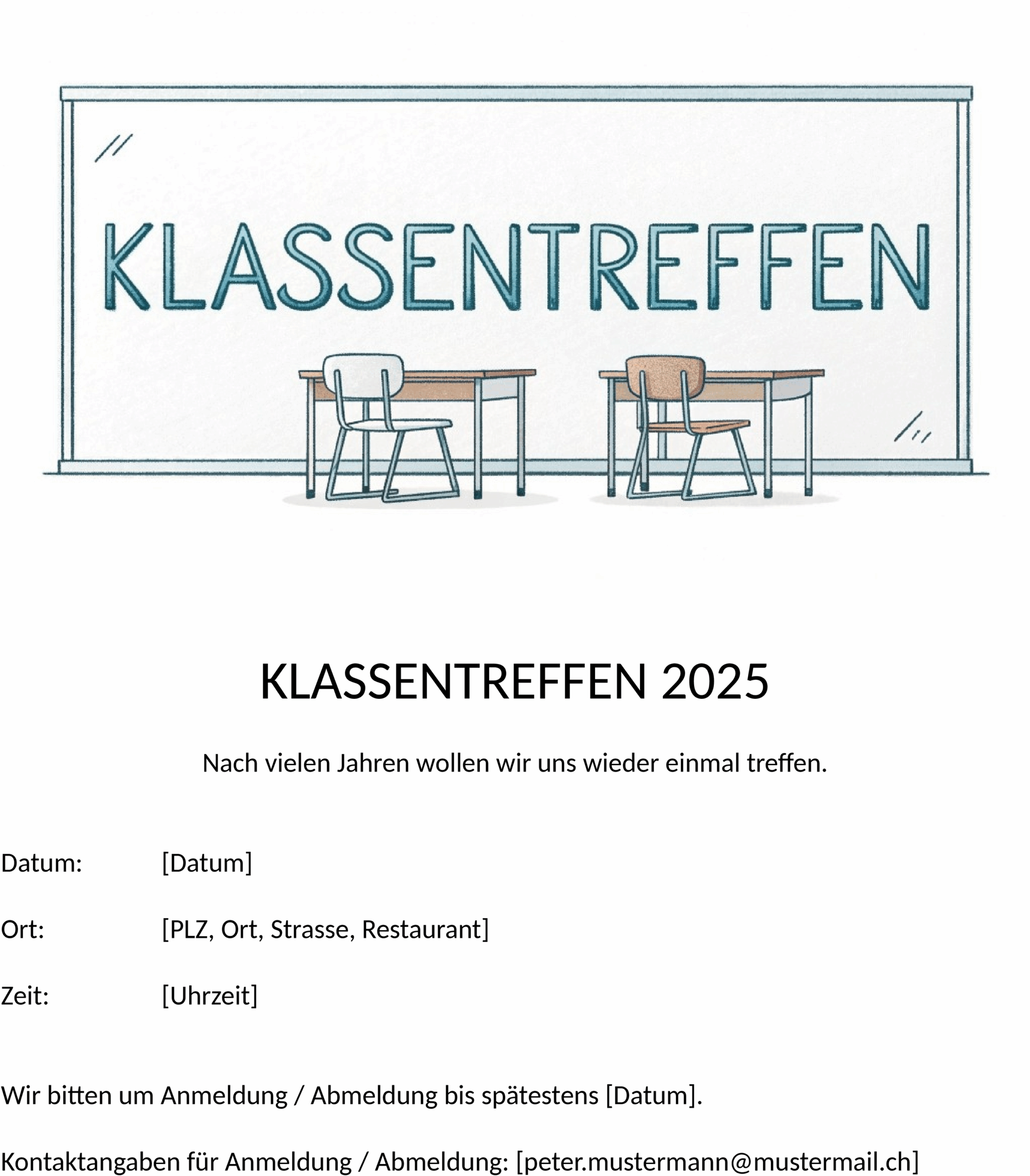 Word-Einladungsvorlage-Klassentreffen