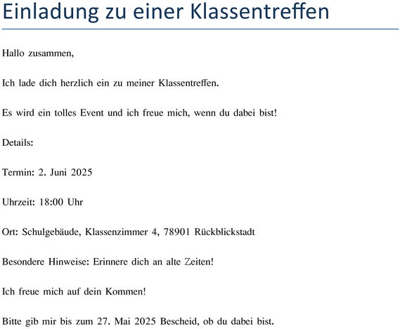 einladung-klassentreffen-zum-zusammenkommen