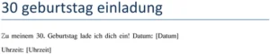 einladung-zum-30-geburtstag-vorlage