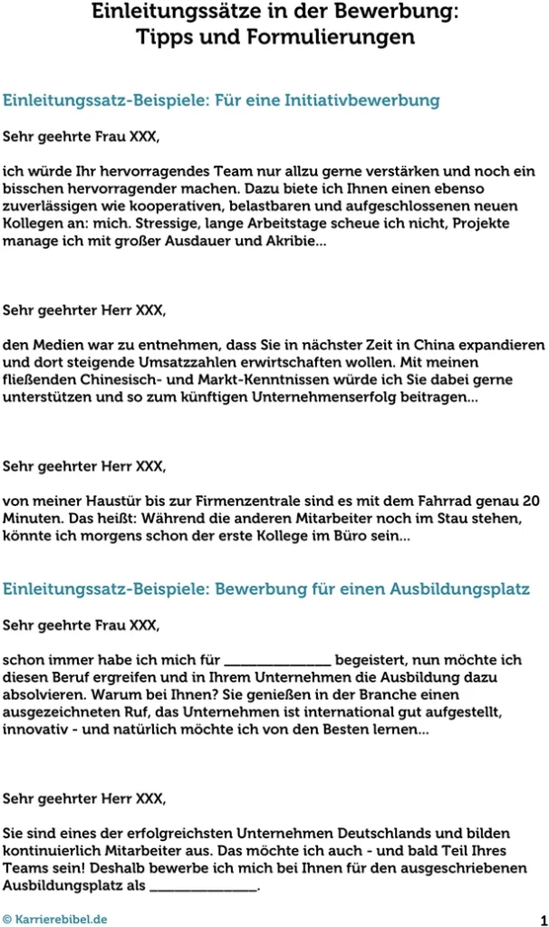 einleitungssatz-beispiele-fuer-bewerbungen