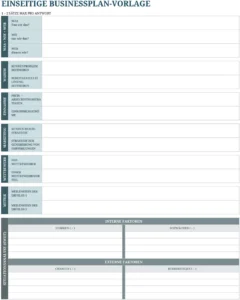 einseitige-businessplan-vorlage-excel