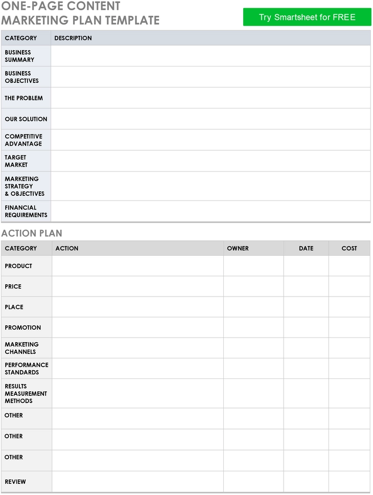 einseitiger-marketingplan-pdf-vorlage