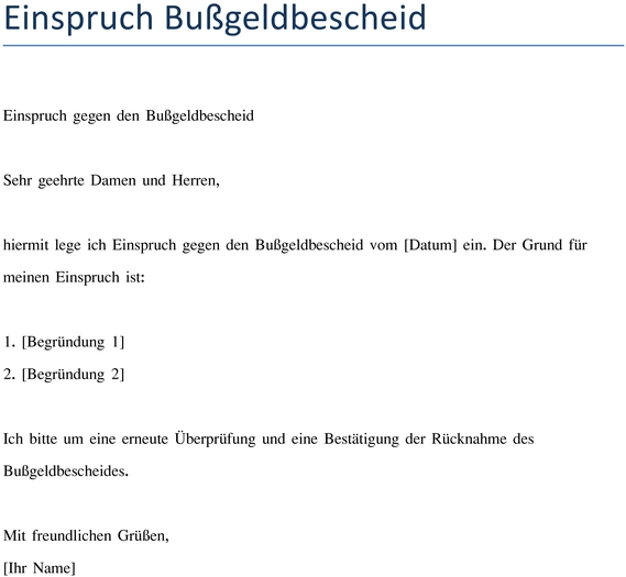 einspruch-bussgeldbescheid-vorlage-unterlagen-erstellen