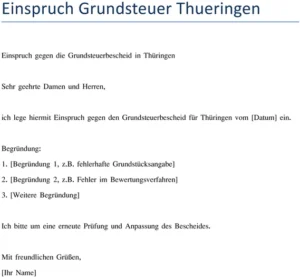 einspruch-gegen-grundsteuerbescheid-in-thueringen