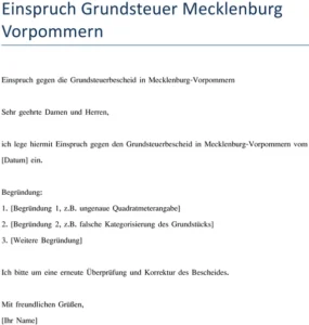 einspruch-gegen-grundsteuerbescheid-mecklenburg-vorpommern