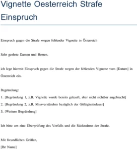 einspruch-gegen-strafe-fehlende-vignette-austria