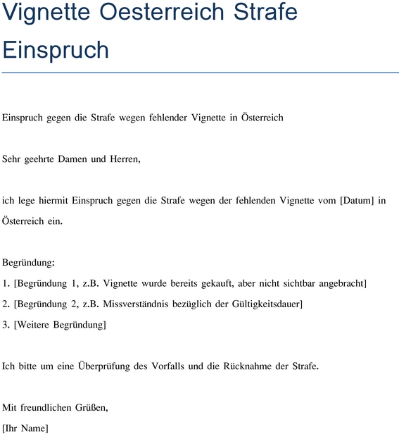 einspruch-gegen-strafe-fehlende-vignette-austria