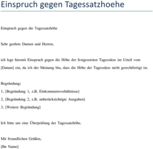 einspruch-gegen-tagessatzhoehe-vorlage