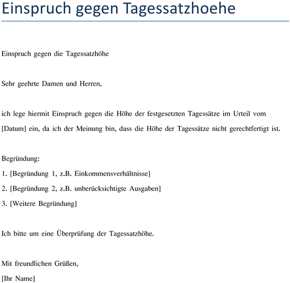 einspruch-gegen-tagessatzhoehe-vorlage