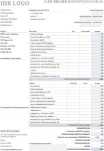 elektrische-kostenvoranschlaege-vorlage-fuer-projekte