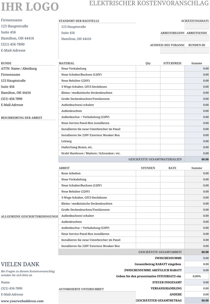elektrische-kostenvoranschlaege-vorlage-fuer-projekte