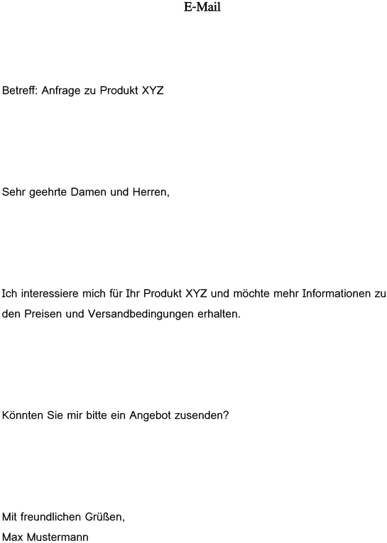 email-anfrage-vorlage-word