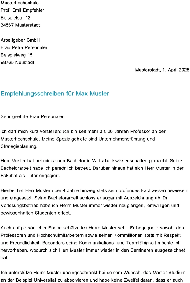 empfehlungsschreiben-vorlage-professor-word