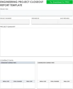 engineering-project-closeout-report