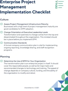 enterprise-project-management-implementation-checklist