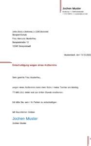 entschuldigung-arzttermin-schule-vorlage