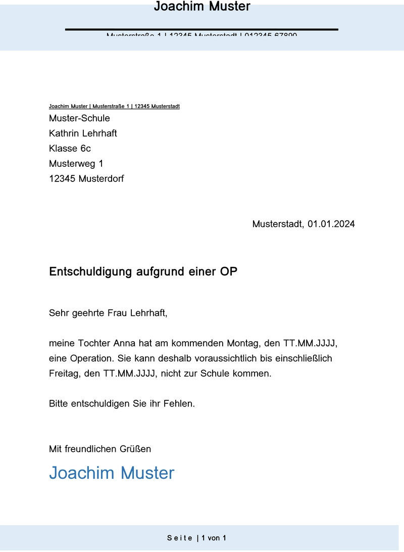 entschuldigung-aufgrund-einer-operation