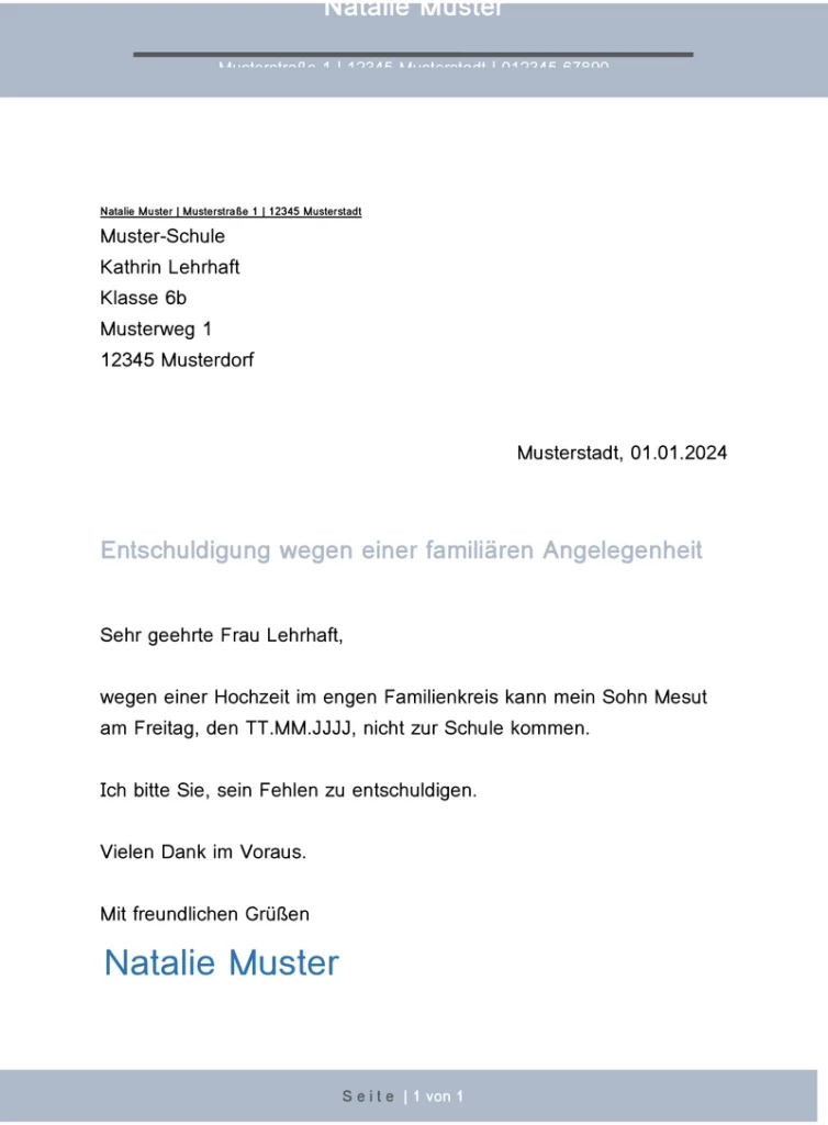 entschuldigung-familiaere-anliegen-vorlage