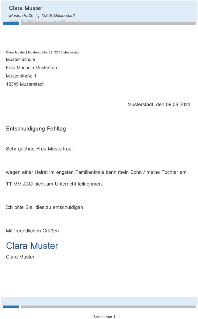 entschuldigung-fehltag-vorlage-familienanlaesse