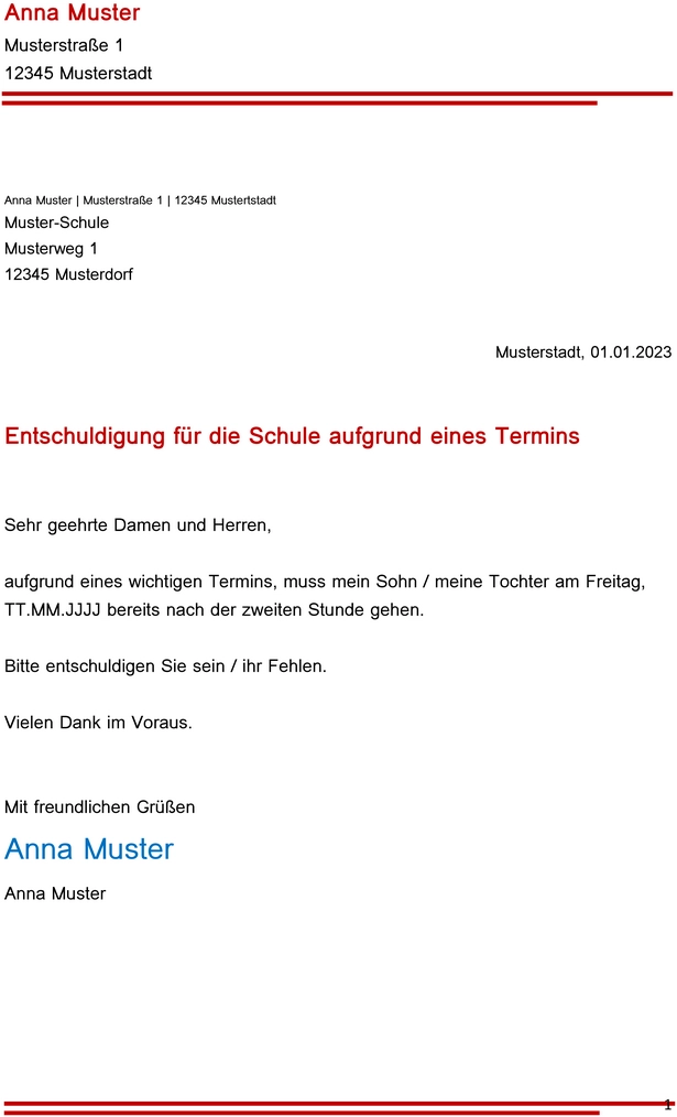entschuldigung-fuer-die-schule-wegen-termin