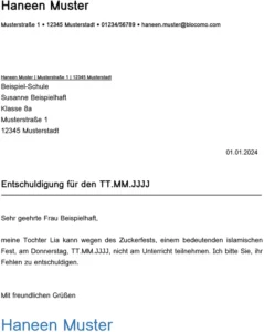 entschuldigung-fuer-zuckerfest-vorlage