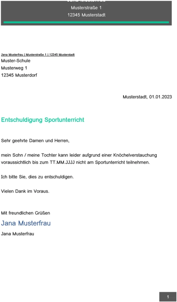 entschuldigung-sportunterricht-vorlage