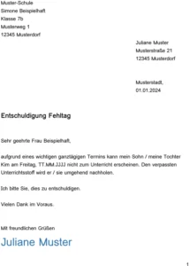 entschuldigung-vorlage-fehltage-schule