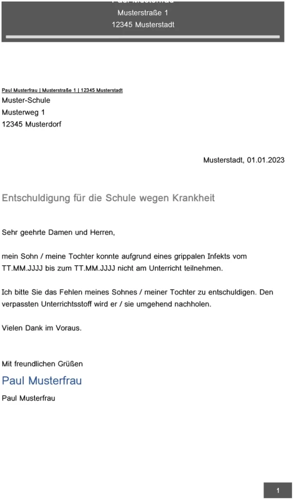 entschuldigung-vorlage-fuer-die-schule-wegen-krankheit