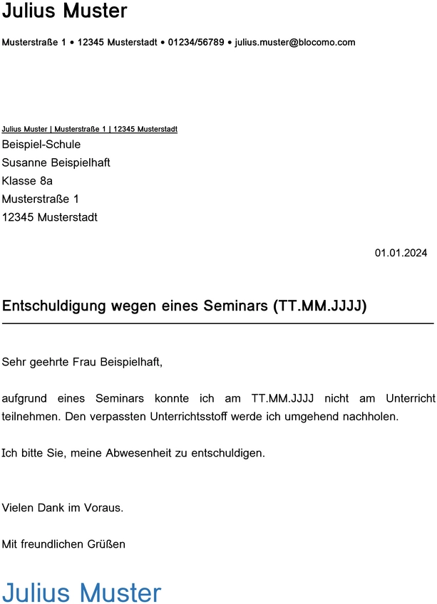 entschuldigung-vorlage-seminar-schule-brief