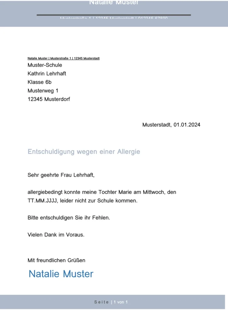 entschuldigung-wegen-allergie-fuer-kind