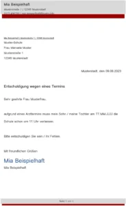 entschuldigung-wegen-eines-termine-muster