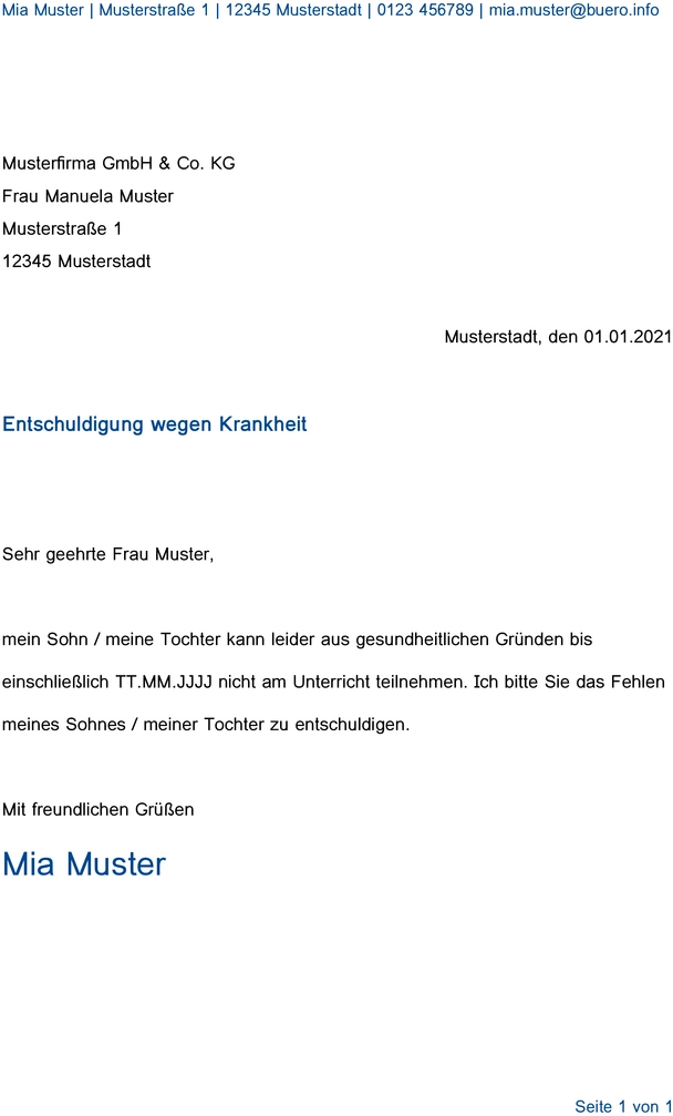 entschuldigung-wegen-krankheit-vorlage-fuer-die-schule
