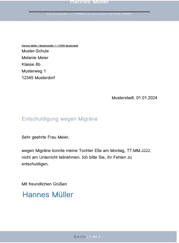 entschuldigung-wegen-migraene-fuer-die-schule